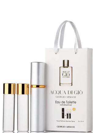 Набір 3*15мл giorgio armani acqua di gio