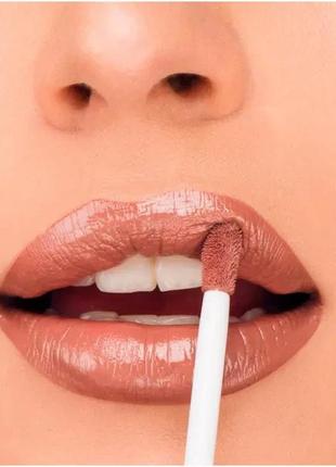 Рідка помада для губ deborah milano volume vinyl lipstick 03 — nude brown