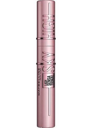 Тушь для ресниц maybelline new york lash sensational sky high 01 - very black (очень черный)1 фото