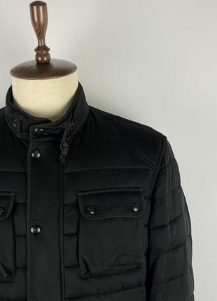 Оригинальная мужская утепленная куртка massimo dutti black pocket warm jacket4 фото