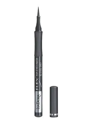 Підводка isadora flex tip eyeliner 82 — steel grey