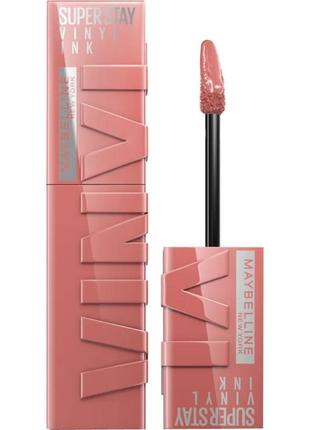 Помада для губ maybelline super stay vinyl ink 100 - charmed