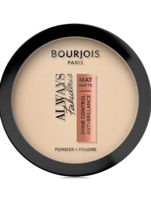Пудра для лица bourjois always fabulous mat powder 108 - apricot ivory1 фото