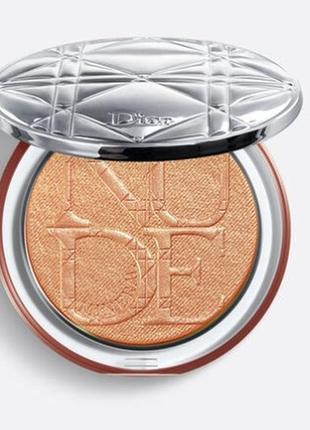 Пудра-хайлайтер для обличчя dior diorskin nude luminizer 04 — bronze glow