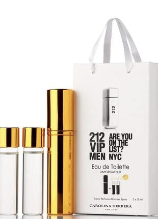 3по15мл carolina herrera 212 vip man