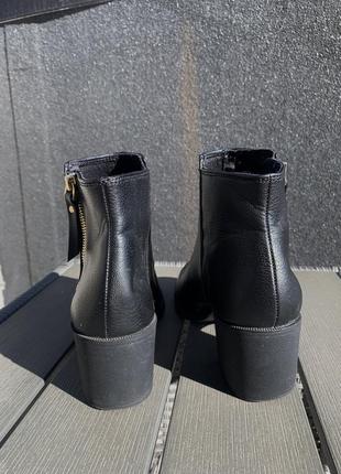 Черевики чоботи демі  челсі шкіряні від h&m8 фото