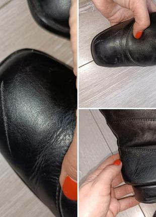 Пол сапоги / ботинки из натуральной кожи janet d9 фото