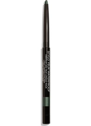 Карандаш для глаз chanel stylo yeux waterproof 46 - vert emeraude (изумрудно-зеленый)1 фото