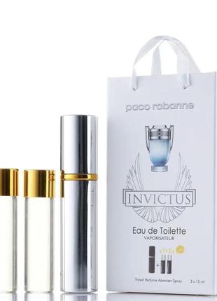 Набор 3*15мл paco rabanne invictus1 фото