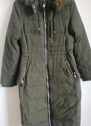 Тепла куртка плащ