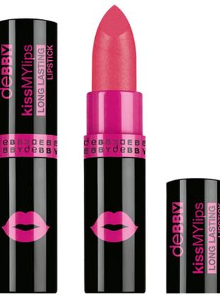 Помада для губ debby kiss my lips long lasting lipstick №06 - pink (розовый)
