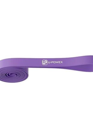 Еспандер-петля (гумка для фітнесу і кроссфіту) u-powex power band (16-39kg) purple2 фото