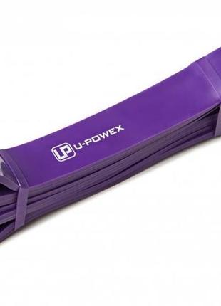 Еспандер-петля (гумка для фітнесу і кроссфіту) u-powex power band (16-39kg) purple5 фото