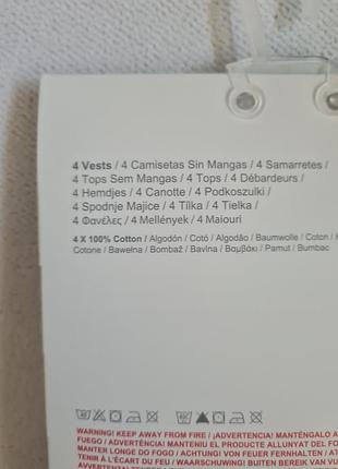 Майки primark 4шт. майка primark 4