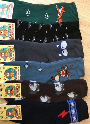 Махровые детские носки зима теплые набор 6 пар2 фото