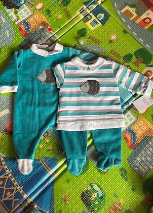 Комплект одежды человечек + костюм 56р