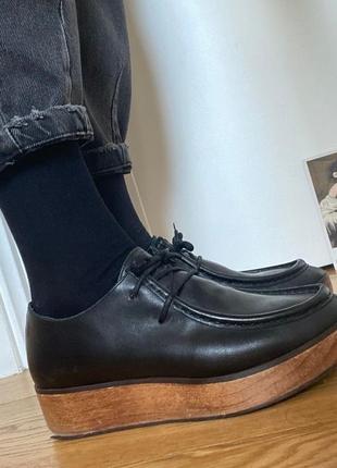 Нереально стильные кожаные ботинки-броги от zign3 фото