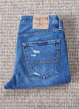 Hollister рвані джинси slim skinny оригінал (w32 l30)1 фото