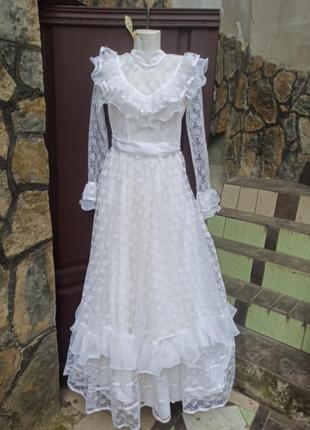 Платье свадебное винтаж рустик1 фото