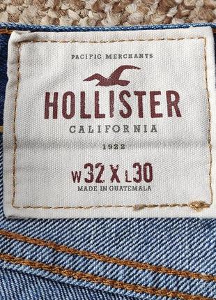 Hollister рвані джинси slim skinny оригінал (w32 l30)8 фото