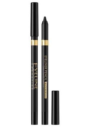 Eveline cosmetics eyeliner pencil - водостійкий олівець для очей