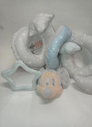 М'яка іграшка змійка спіралька підвіска на коляску кроватку автокрісло disney primark2 фото