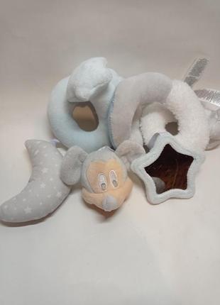 М'яка іграшка змійка спіралька підвіска на коляску кроватку автокрісло disney primark4 фото