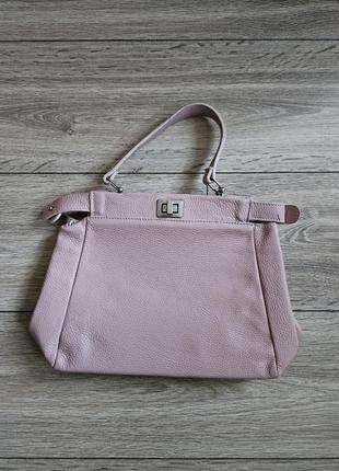 Сумка кожа в стиле fendi dutti zara