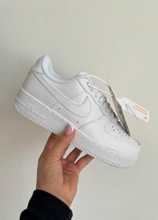 Nike air force 1 white (хутро)