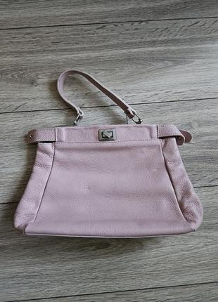 Сумка кожа в стиле fendi dutti zara2 фото