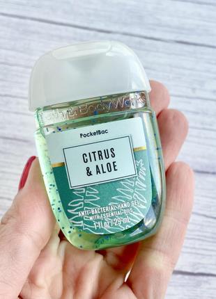 Санітайзер антисептик для рук Bath And Body Works   ☑️ citrus & aloe