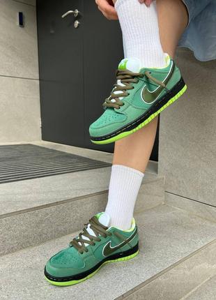 Кросівки nike sb dunk lobster green6 фото