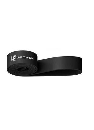 Еспандер-петля (гумка для фітнесу і кроссфіту) u-powex power band (9-27kg) black10 фото