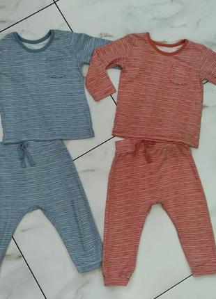 Домашний костюм пижама на мальчика george 9-12 мес (74-80 см)1 фото