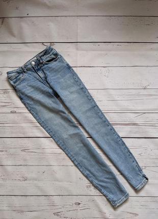 Плотные джинсы, скошенные джинсы от zara