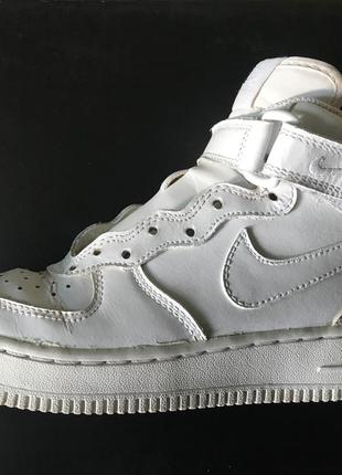 Хайтопы, высокие кроссовки nike air force1 фото