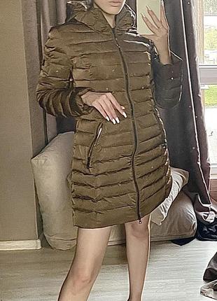 Новое пальто пуховик зима женское под moncler7 фото