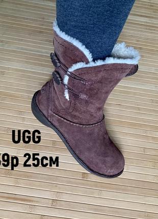 Замшевые зимние сапоги в новом состоянии ugg