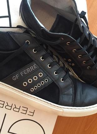 Кеды.ботинки gf ferre, оригинал gianfranco ferre раз.40 (26.5 см)