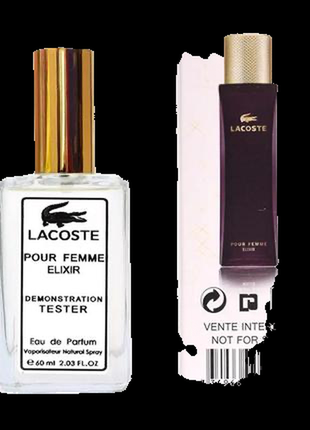 Pour femme elixir (лакоста пур фем еліксир) 60 мл — жіночі парфуми (парфумована вода) тестер