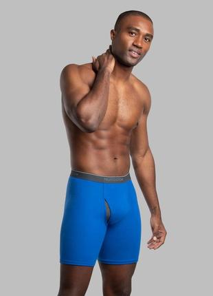 Чоловічі подовжені труси боксери fruit of the loom® signature cool zone fly1 фото