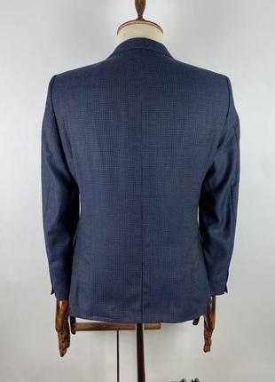 Оригінальний чоловічий вовяний діловий костюм strellson 11 allen slim fit blue wool suit4 фото