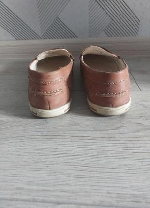 Кожаные туфли, мокасины 35 р. 22.5 см3 фото