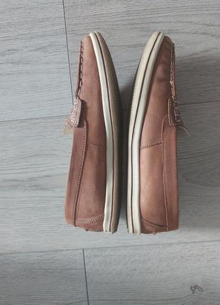 Кожаные туфли, мокасины 35 р. 22.5 см5 фото