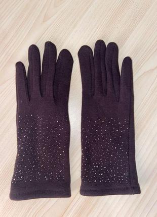 Сенсорные трикотажные перчатки4 фото