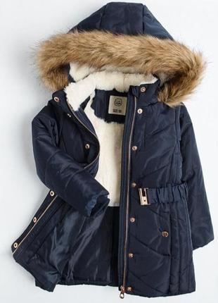Cool club куртка пальто зима на плюш меху3 фото
