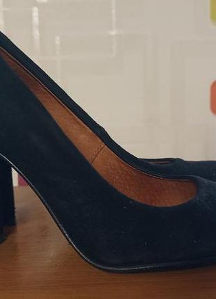 Туфли замша натуральная р.37