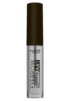 Maxi color eyebrow gel fix art
гель для бровей фиксирующий