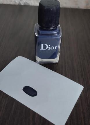 Dior 997 blue 56 лак для ногтей синий5 фото