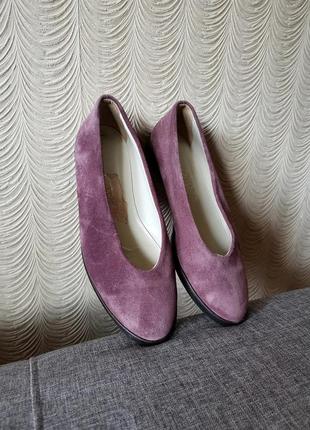 Туфлі італія замша балетки sohle synthetik shoes замшеві туфлі балетки